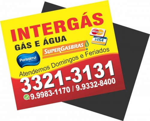 IMÃ DE GELADEIRA CORTE RETO COUCHÊ BRILHO IMA 250g VERNIZ UV TOTAL FR 
