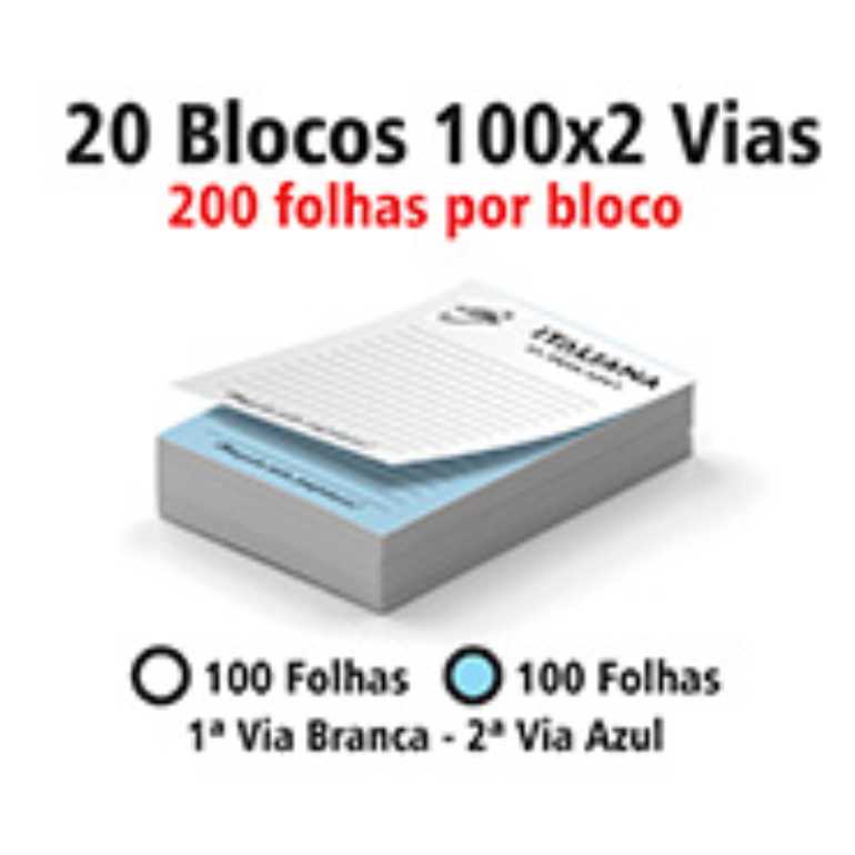 BLOCOS E TALÕES 200 FOLHAS 75g