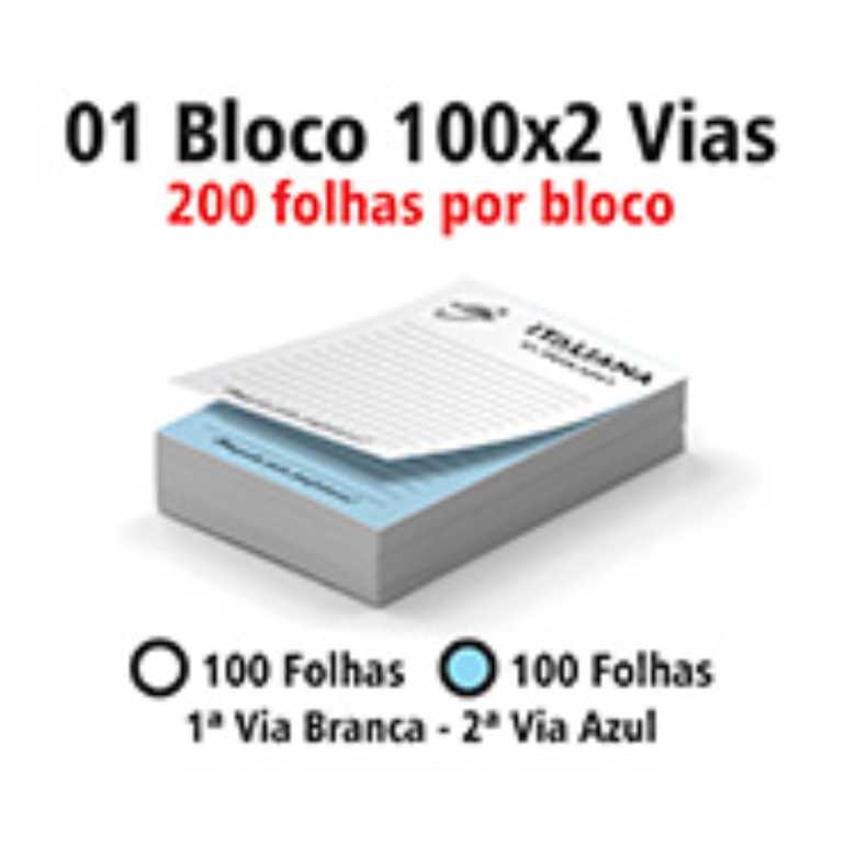 BLOCOS E TALÕES 200 FOLHAS AUTOCOPIATIVO 56g