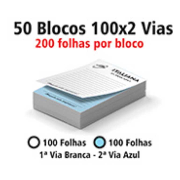 BLOCOS E TALÕES 200 FOLHAS AUTOCOPIATIVO 56g