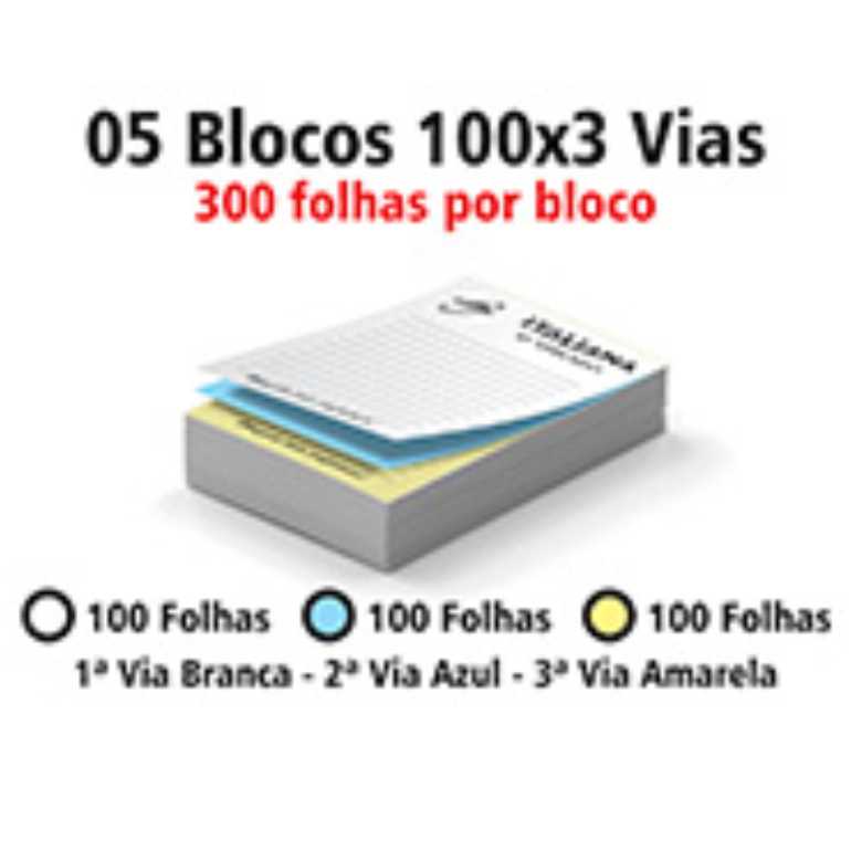 BLOCOS E TALÕES 300 FOLHAS AUTOCOPIATIVO 56g