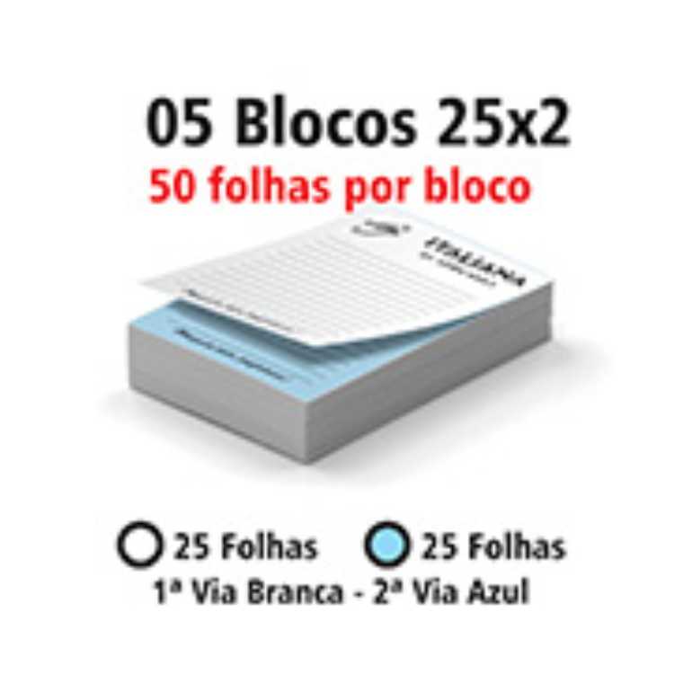 BLOCOS E TALÕES 50 FOLHAS 75g