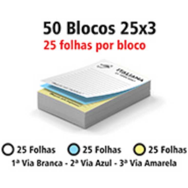 BLOCOS E TALÕES 75 FOLHAS 75g