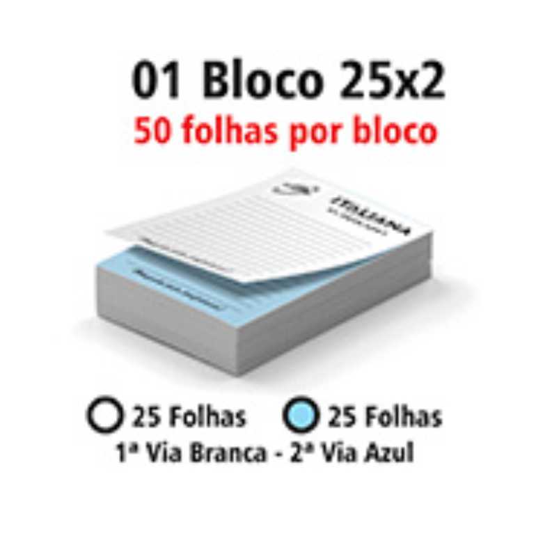 BLOCOS E TALÕES 50 FOLHAS AUTOCOPIATIVO 56g