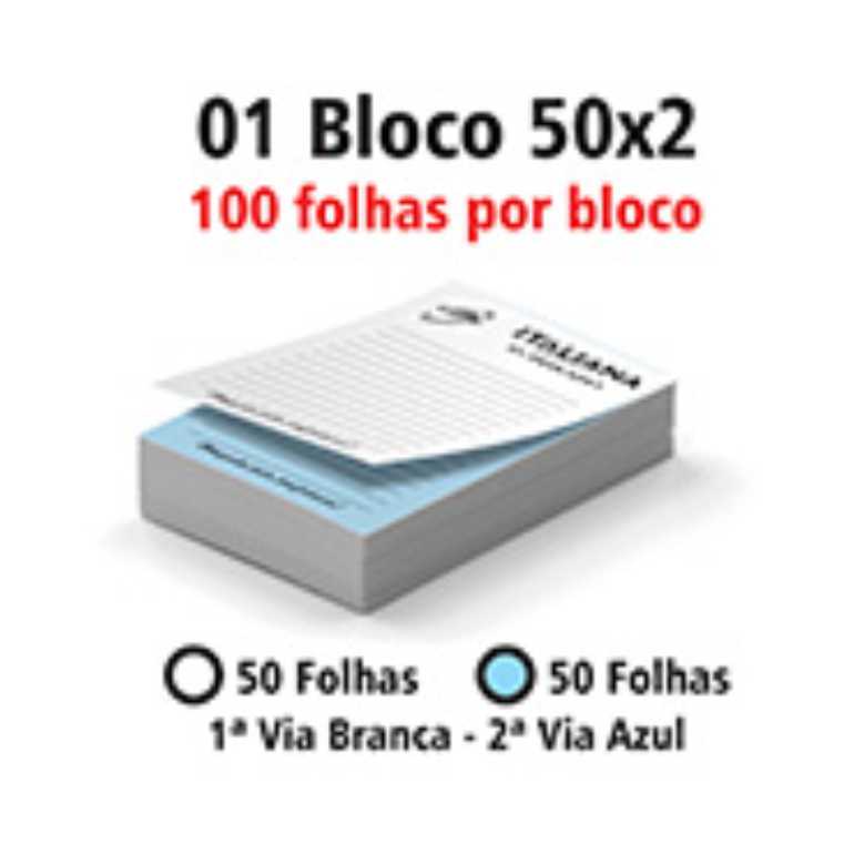 BLOCOS E TALÕES 100 FOLHAS 75g