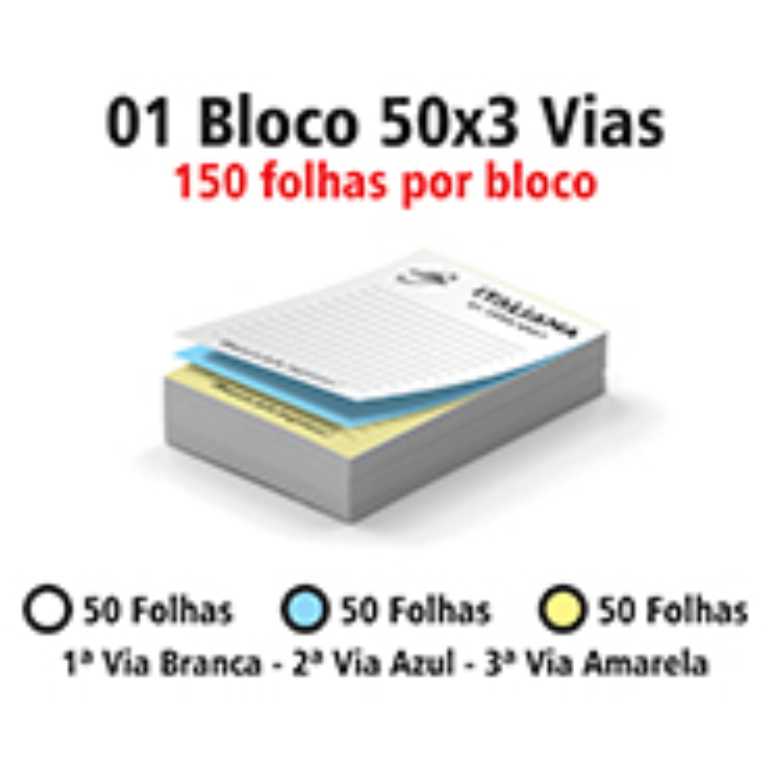 BLOCOS E TALÕES 150 FOLHAS AUTOCOPIATIVO 56g