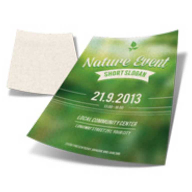 PANFLETOS E FOLDERS RECICLATO DIGITAL 90g 300X420MM 