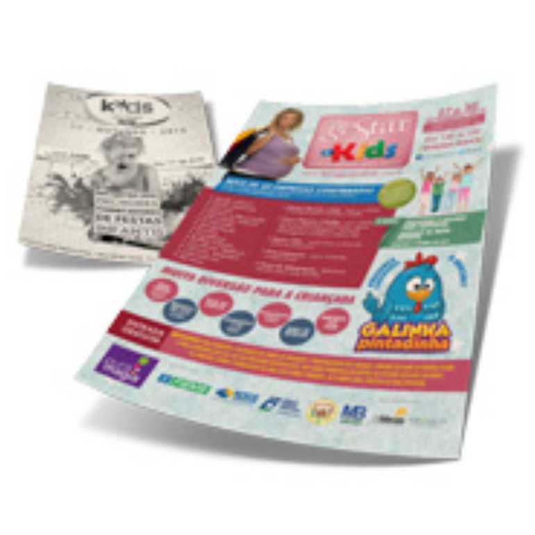 PANFLETOS E FOLDERS RECICLATO DIGITAL 90g 300X420MM 