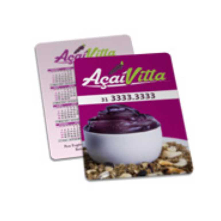 CALENDÁRIO DE BOLSO COUCHÊ BRILHO 300g VERNIZ UV TOTAL FR 