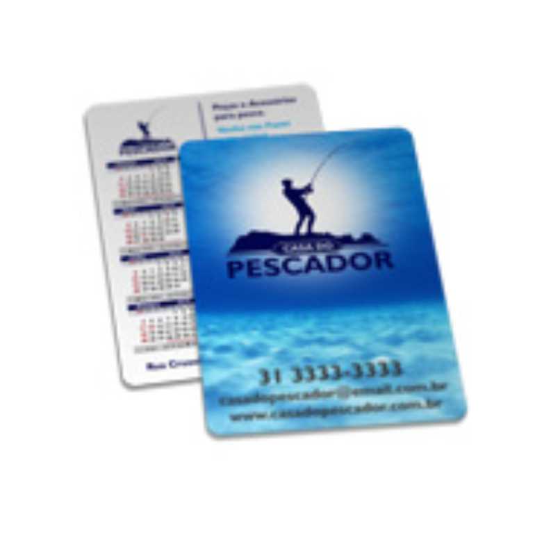 CALENDÁRIO DE BOLSO COUCHÊ BRILHO 300g VERNIZ UV TOTAL FR 