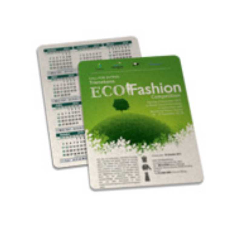 CALENDÁRIO DE BOLSO RECICLATO 250g SEM VERNIZ 