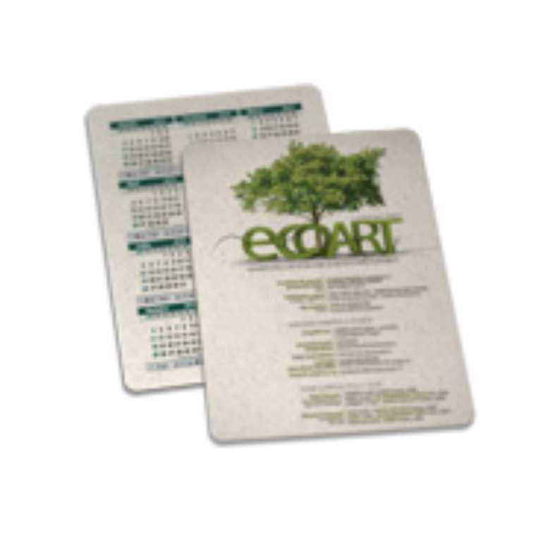 CALENDÁRIO DE BOLSO RECICLATO 250g SEM VERNIZ 