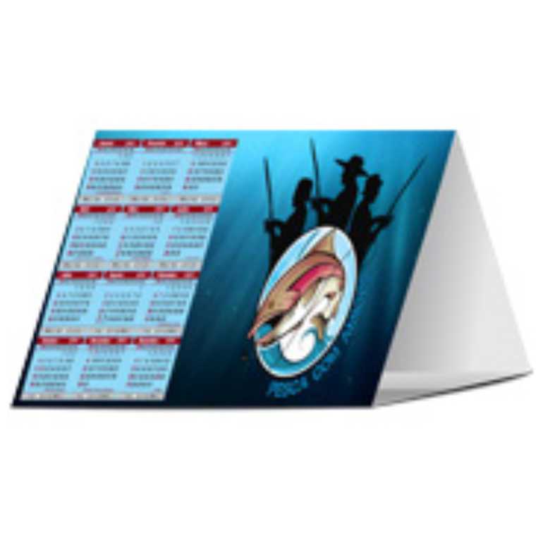 CALENDÁRIO DE MESA BÁSICO COUCHÊ BRILHO 275g SEM VERNIZ 