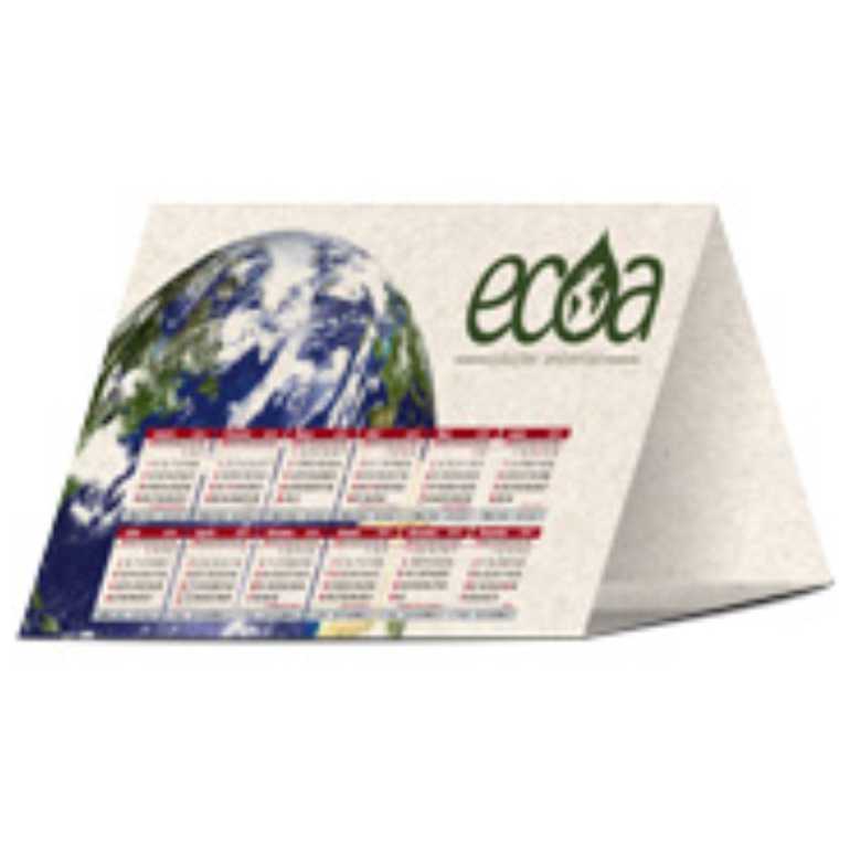 CALENDÁRIO DE MESA BÁSICO RECICLATO 250g SEM VERNIZ 