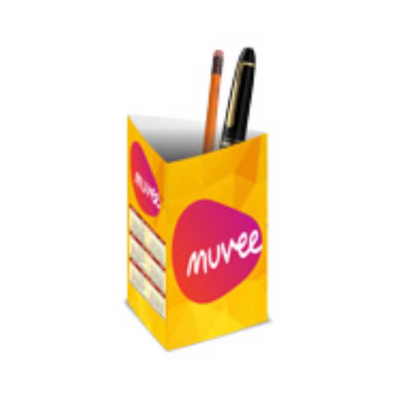 CALENDÁRIO DE MESA PORTA CANETA DUPLEX 250g SEM VERNIZ 