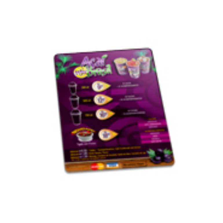 CARDÁPIO PLASTICO COMPACTO 150X210MM 