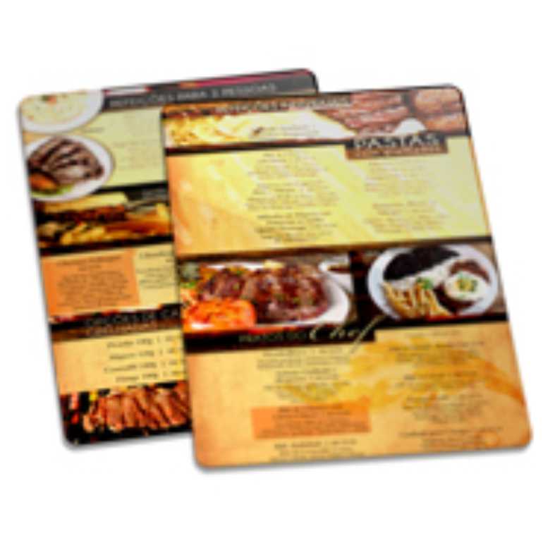 CARDÁPIO PLASTICO COMPACTO 300X420MM 