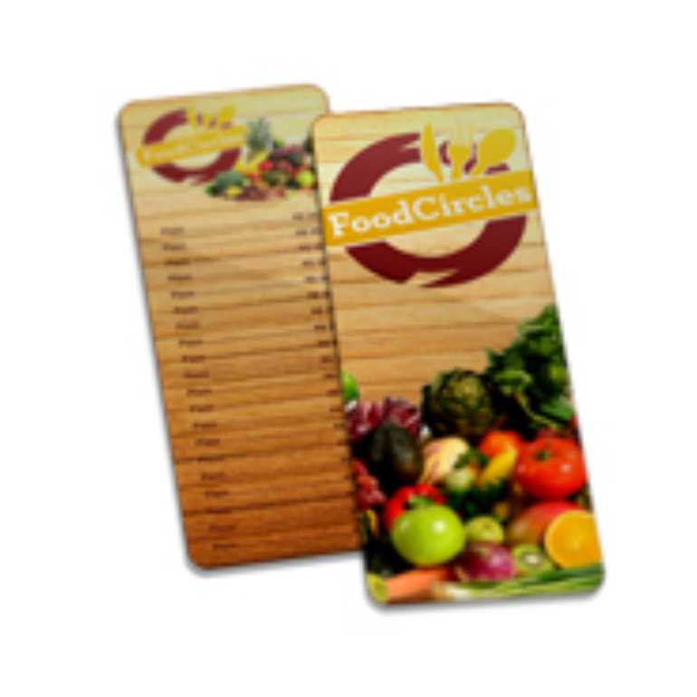 CARDÁPIO PVC BRANCO 115X310MM 