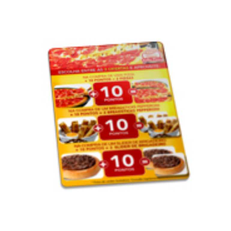 CARDÁPIO PVC BRANCO 210X300MM 