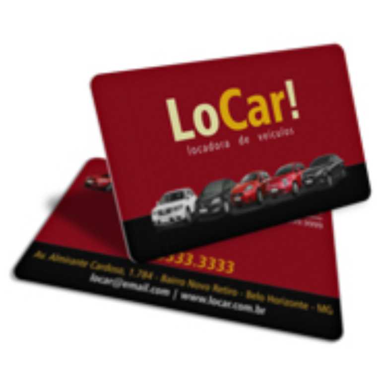 CARTÕES DE VISITA PVC CRISTAL 