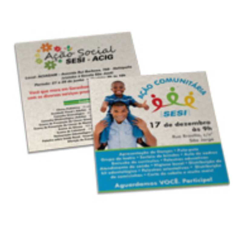 CARTÕES DUPLO RECICLATO 250g SEM VERNIZ