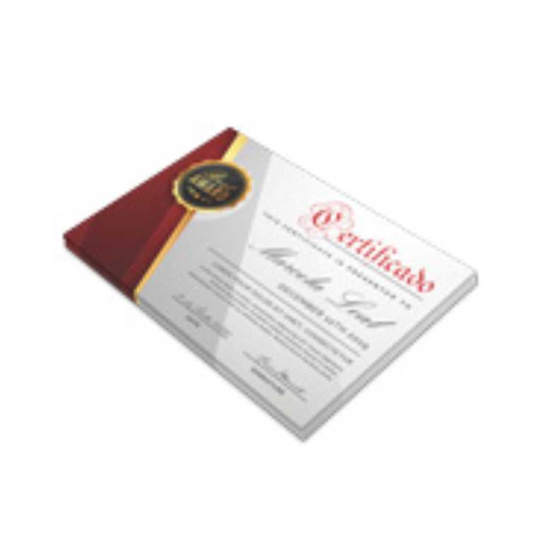 CERTIFICADO APERGAMINHADO 240g