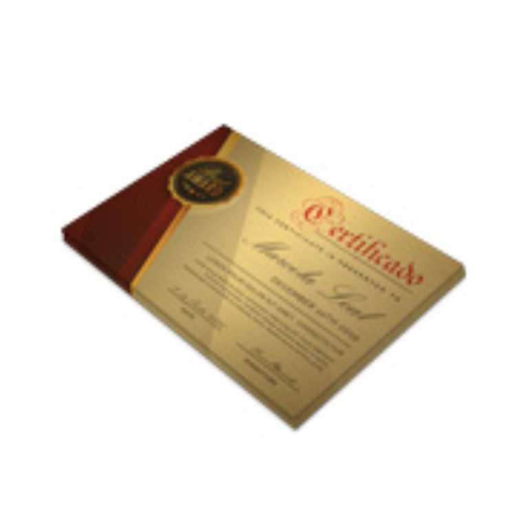 CERTIFICADO GOLD MASTER 300g