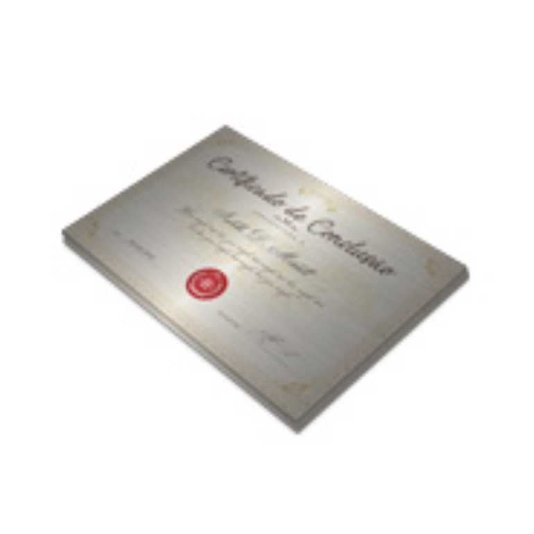 CERTIFICADO SILVER LUX 300g