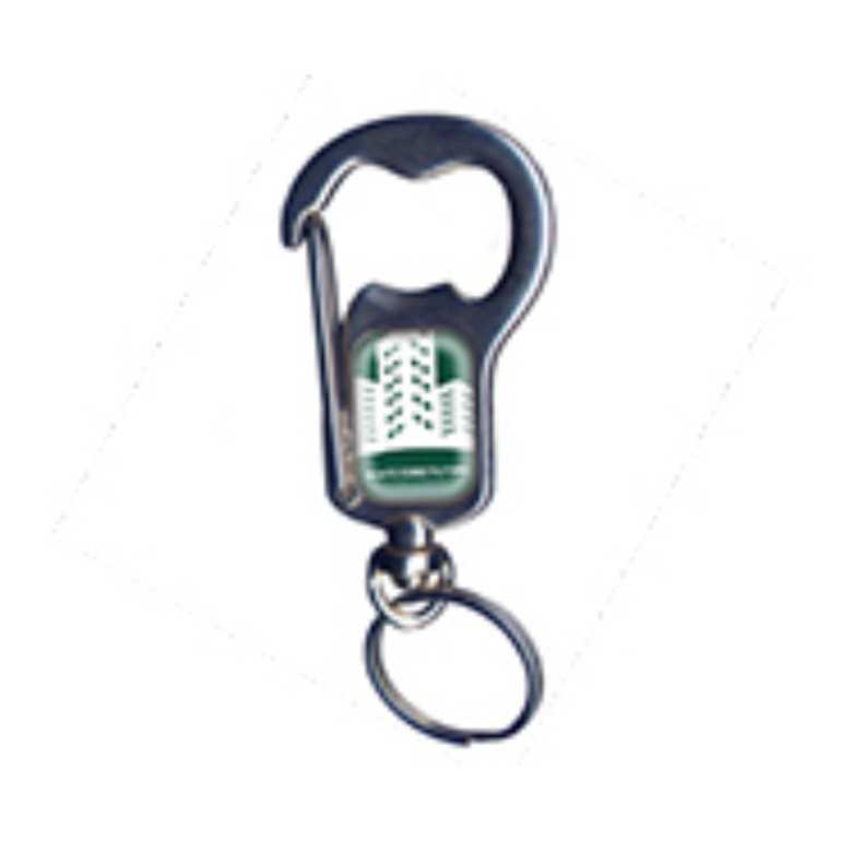 CHAVEIRO METAL RESINADO MOSQUETAO ABRIDOR 