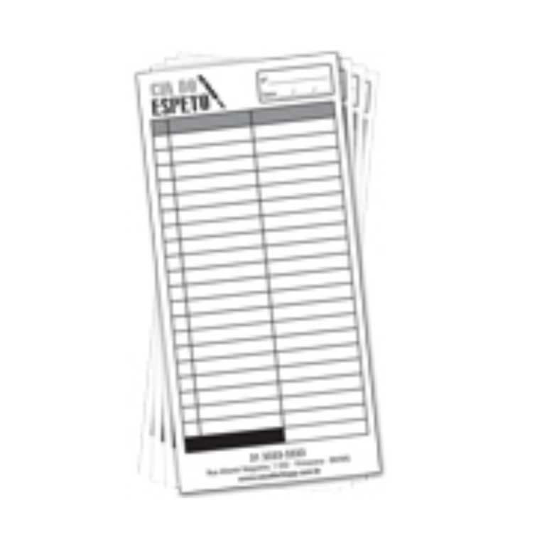 COMANDAS APERGAMINHADO 75g 100X210MM