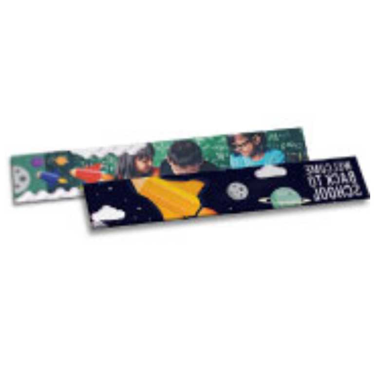 MARCADOR DE PÁGINA COUCHÊ BRILHO 250G 27,3X5,1CM