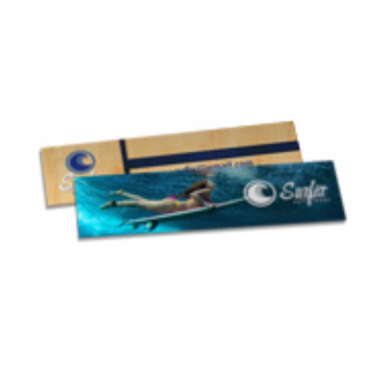 MARCADOR DE PÁGINA COUCHÊ LAMINAÇÃO FOSCA 300G 18,2X5,1CM