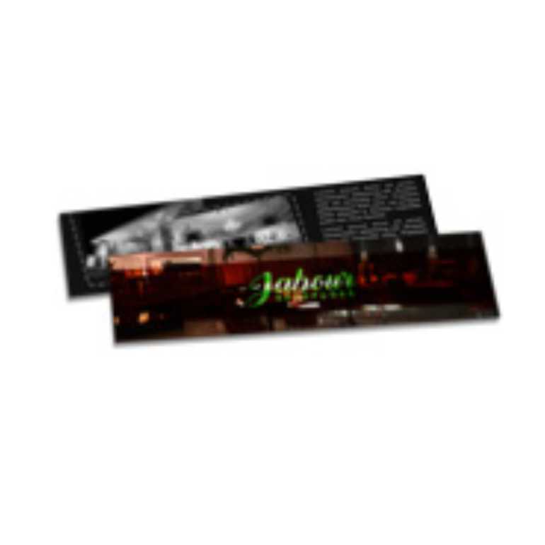 MARCADOR DE PÁGINA COUCHÊ SEM VERNIZ 300G 18,2X5,1CM