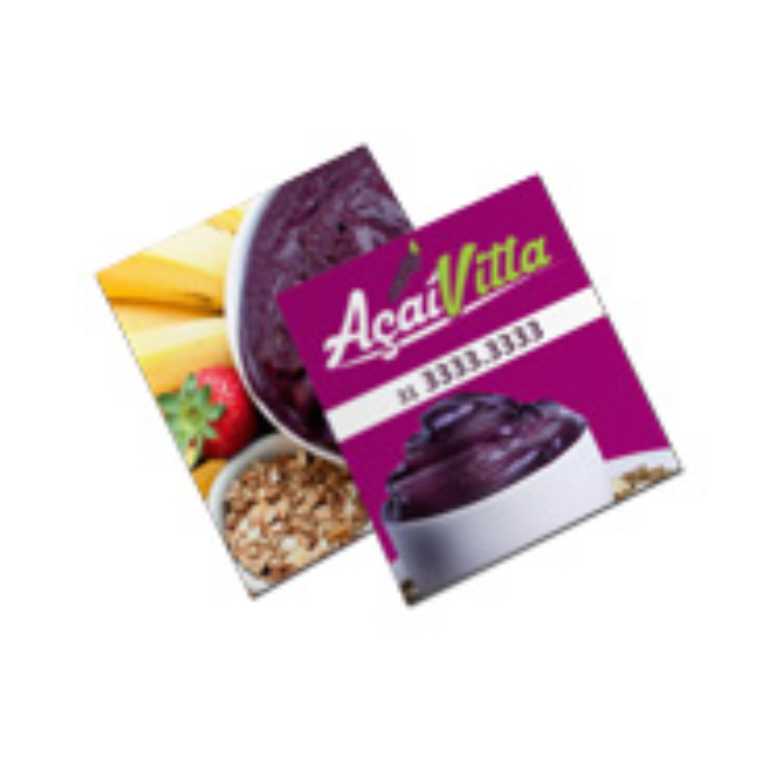 MINI CARTÕES COUCHÊ BRILHO 250g VERNIZ UV TOTAL F