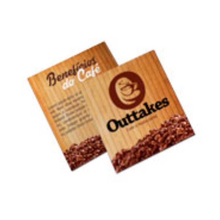MINI CARTÕES COUCHÊ LAMINAÇÃO FOSCA 300g