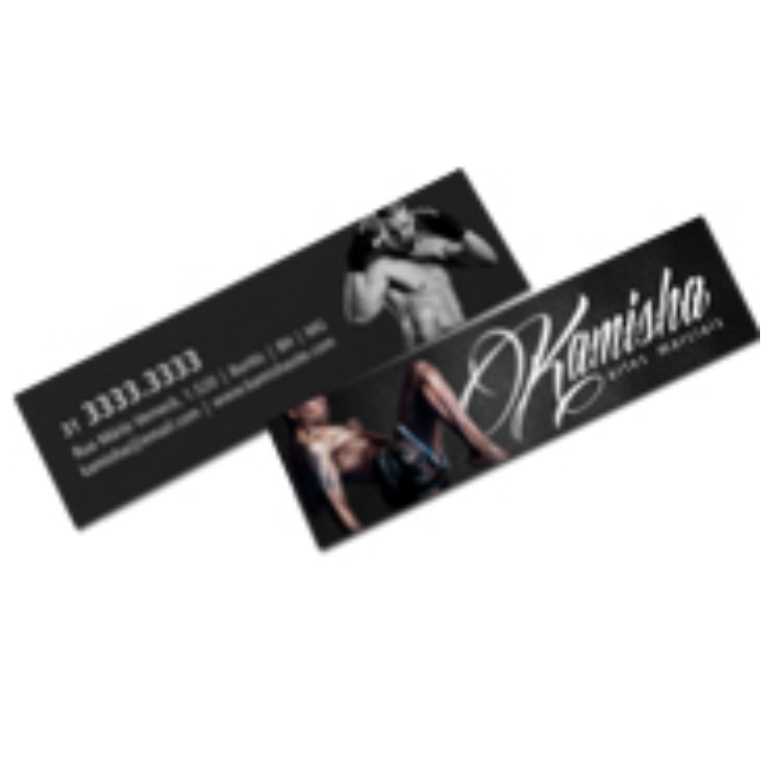 MINI CARTÕES COUCHÊ BRILHO 300g VERNIZ UV TOTAL F