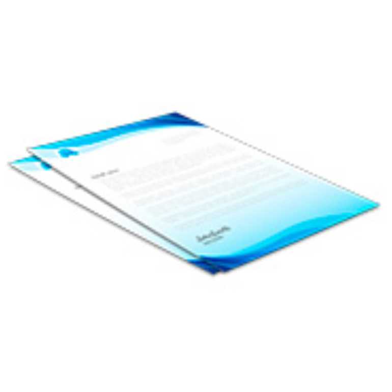 PAPEL TIMBRADO APERGAMINHADO 90g 150X105MM