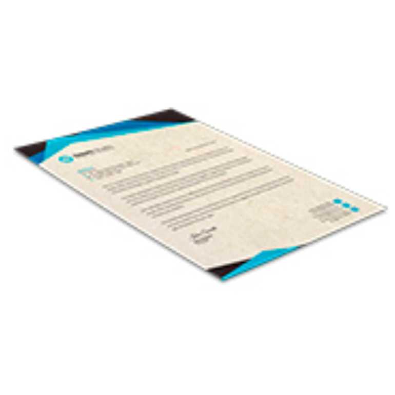 PAPEL TIMBRADO RECICLATO 90g 150X105MM