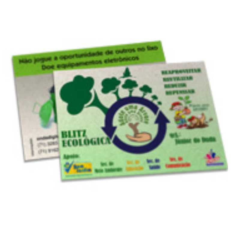 POSTAIS RECICLATO 250g SEM VERNIZ