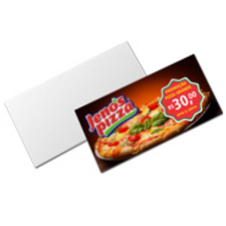 MINI CARTÕES COUCHÊ BRILHO 250g VERNIZ UV TOTAL F